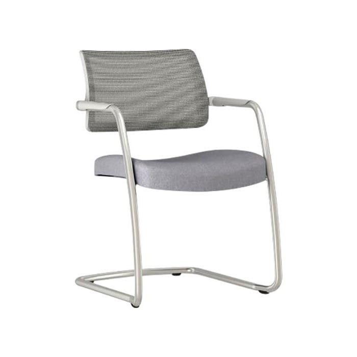 AIS Devens Side Chair, 22-1/2 x 23 x 32-1/2 Inches, Gray