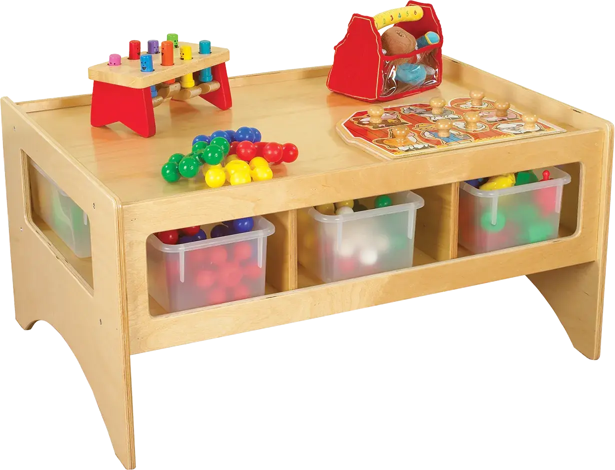 EC Table with Toys