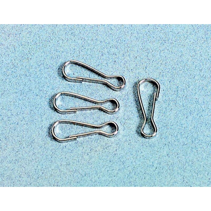 Pepperell Braiding Nickel Plated Lanyard Hook, 1 Inch, Pack of 144