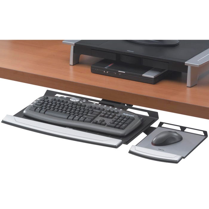 Fellowes Adjustable Keyboard Tray, 30-1/4 x 13-7/8 x 2 Inches