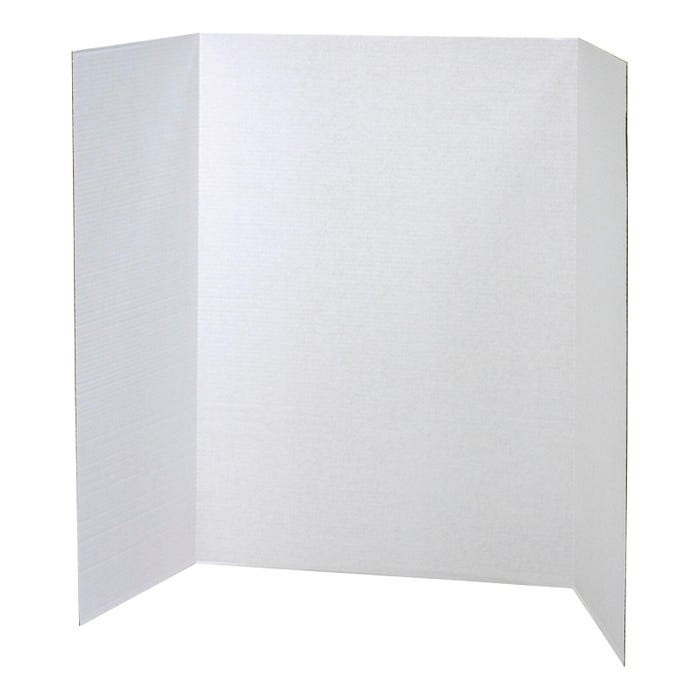 Pacon Presentation Board, White, Single Wall, 40 x 28 Inches