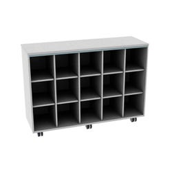 Fleetwood Designer 2.0 Cabinet, Fifteen Cubbies, No Door, Magnetic Markerboard Back 4001609