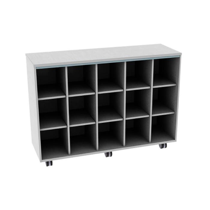 Fleetwood Designer 2.0 Cabinet, Fifteen Cubbies, No Door, Magnetic Markerboard Back