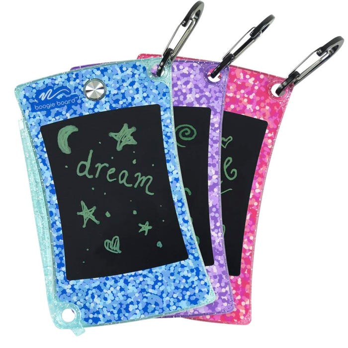 Boogie Board Jot Pocket 4.5 Writing Tablet, Shimmer Collection, Pink