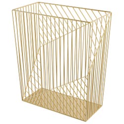 U Brands Gold Trash Can, Item 2025310