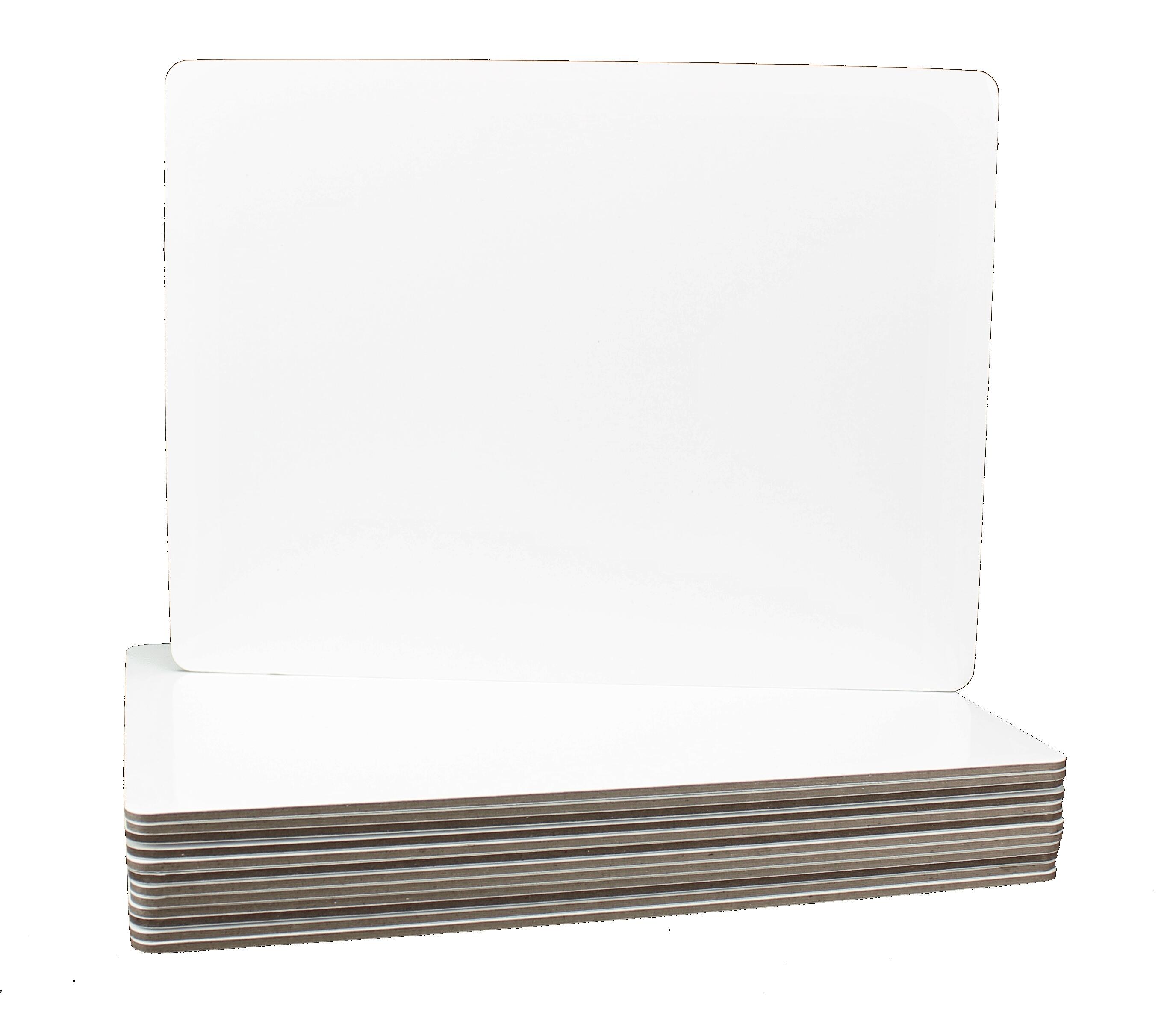 Image for Flipside Magnetic Plain Dry Erase Board, Two Sided, 9 x 12 Inch, Pack of 12 from School Specialty