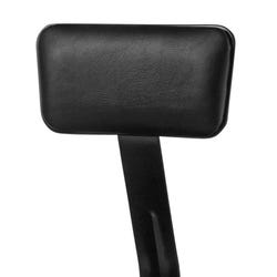 National Public Seating Backrest, For 6400-10 Series Stools, Black 1584459