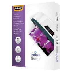 Fellowes Laminating Pouches, 9 x 11-1/2 Inches, 3 Mil, Pack of 200