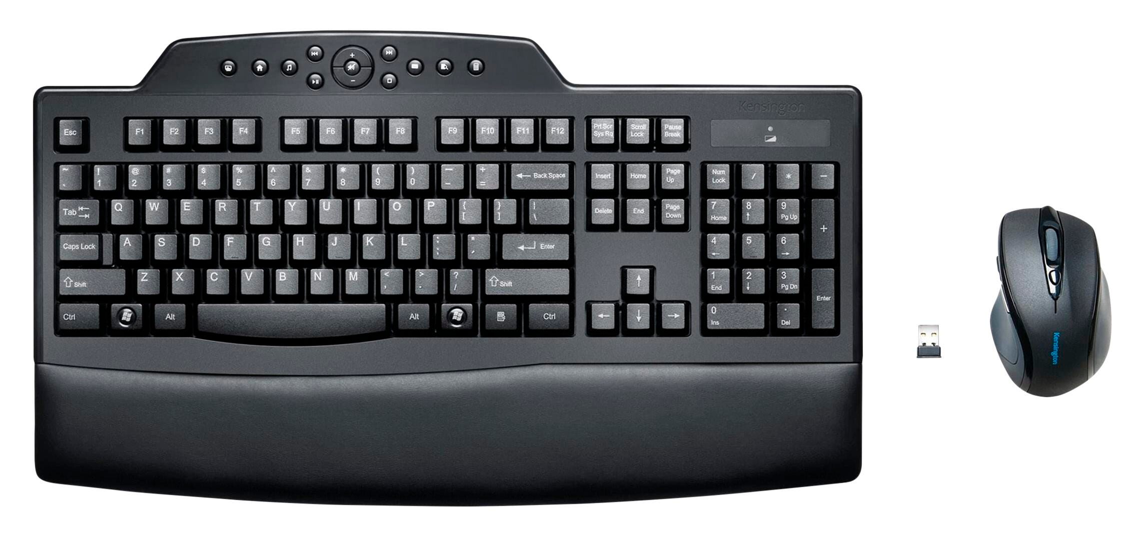 Kensington Pro Fit Wireless Keyboard and Mouse, Black 2136062