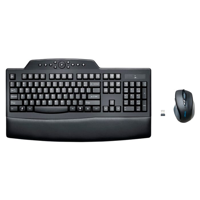 Kensington Pro Fit Wireless Keyboard and Mouse, Black
