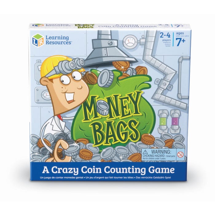Learning Resources Money Bags Coin Value Game