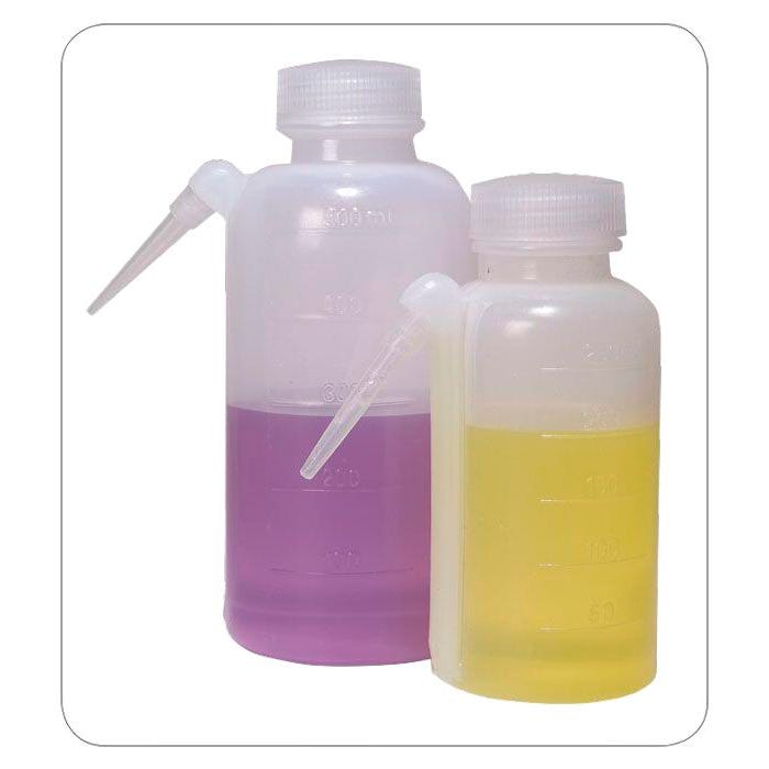 United Scientific Unitary Wash Bottles, LDPE, 250 Milliliters, Pack of 12