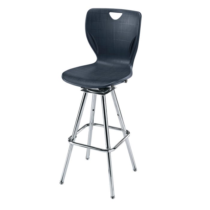Classroom Select Contemporary Swivel Stool, Adjustable Height