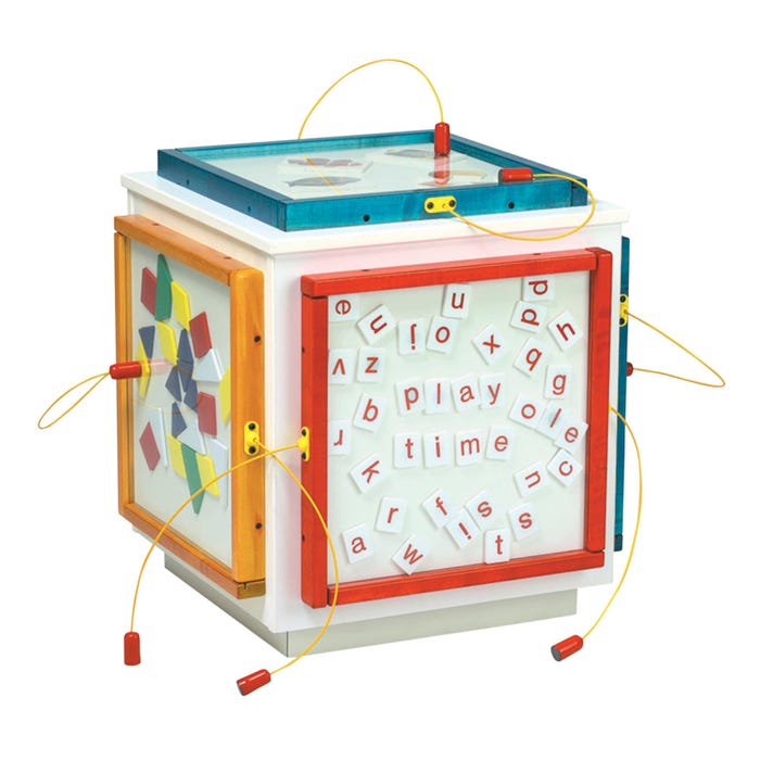 Gressco Activity Cube, 24-1/2 x 20-1/2 x 20-1/2 Inches