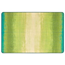Carpets for Kids Green Acres Carpet, 6 Feet x 9 Feet, Rectangle, Green, Item Number 2101491