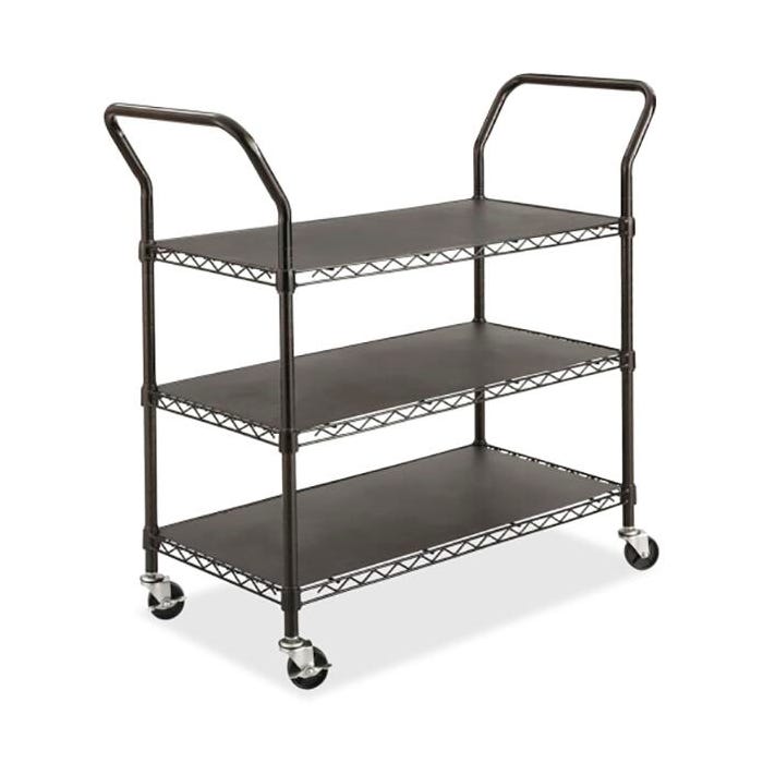 Safco 3-Shelf Wire Utility Cart