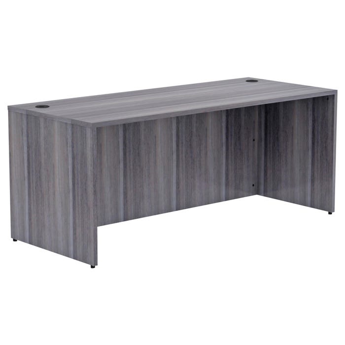 Classroom Select Rectangular Desk Shell, 72 x 30 x 29-1/2 Inches, Weathered Charcoal Color