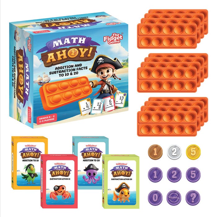 The Fidget Game Math Ahoy, Grades K to 2