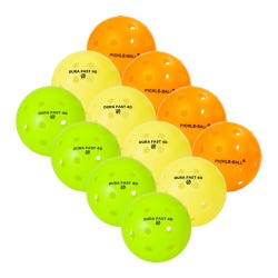 Dura Outdoor Pickleballs, Assorted Colors, Set of 12 2121086