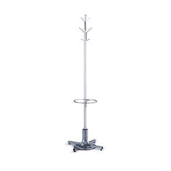 Safco Coat Rack with Umbrella Stand, 21 x 21 x 70 Inches 4000991