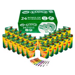 Image for Crayola Crayon Classpack, 24 Boxes from School Specialty