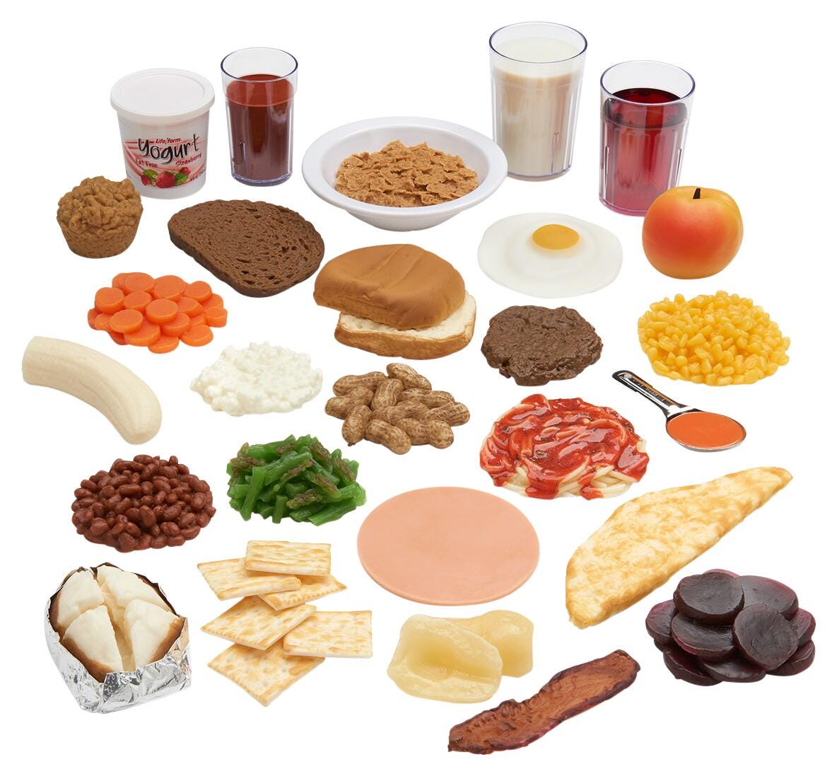 Nasco Food Replica Starter Kit, Set of 27