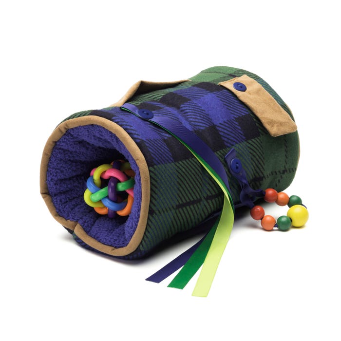 TwiddleSport Fidget and Comfort Muff, Plaid