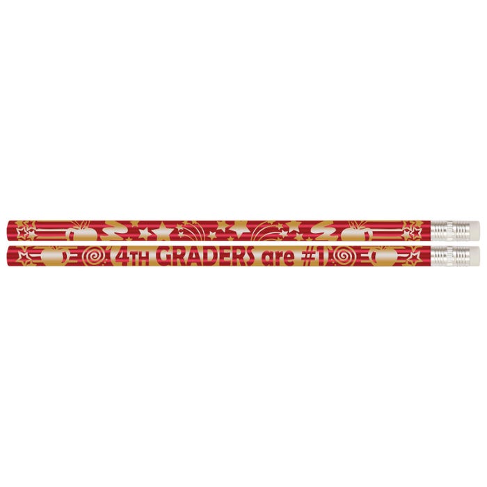 Musgrave Pencil Co. 4th Graders Are #1 Pencils, Pack of 12