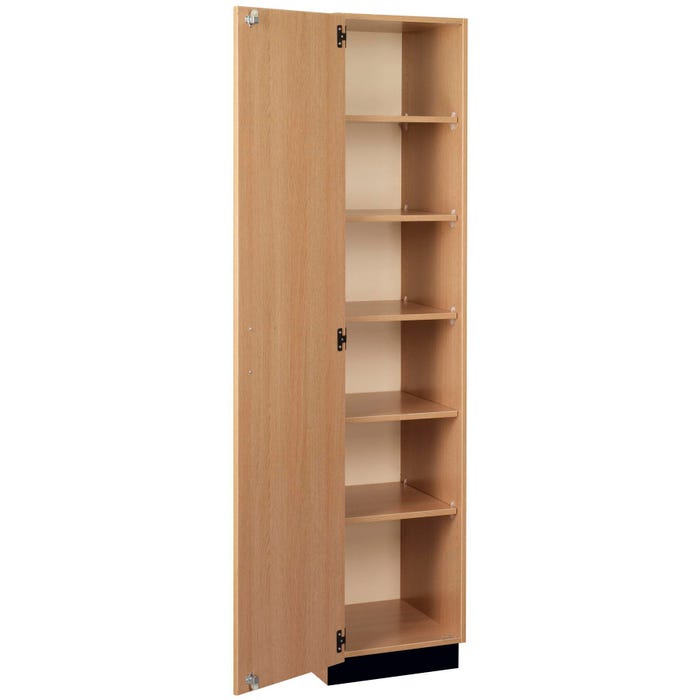 Stevens I.D. Systems 6 Shelf Cabinet, Left Hinge Door, 18 x 23 x 84 Inches