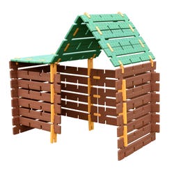 Image for Educational Advantage Constructa Cabin, 60 Pieces from School Specialty