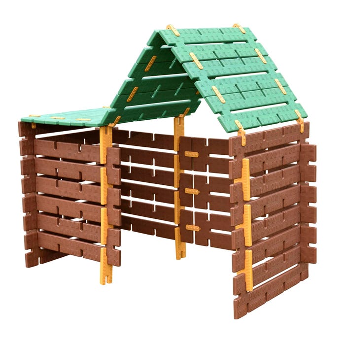 Educational Advantage Constructa Cabin, 60 Pieces