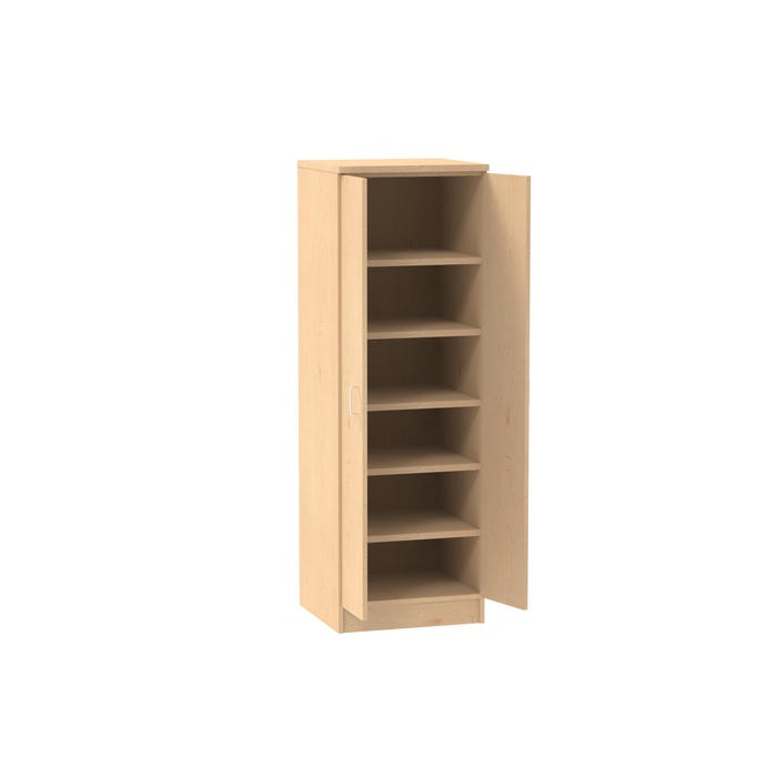 WB Manufacturing Replay Double Door Fixed Cabinet, 5 Shelves