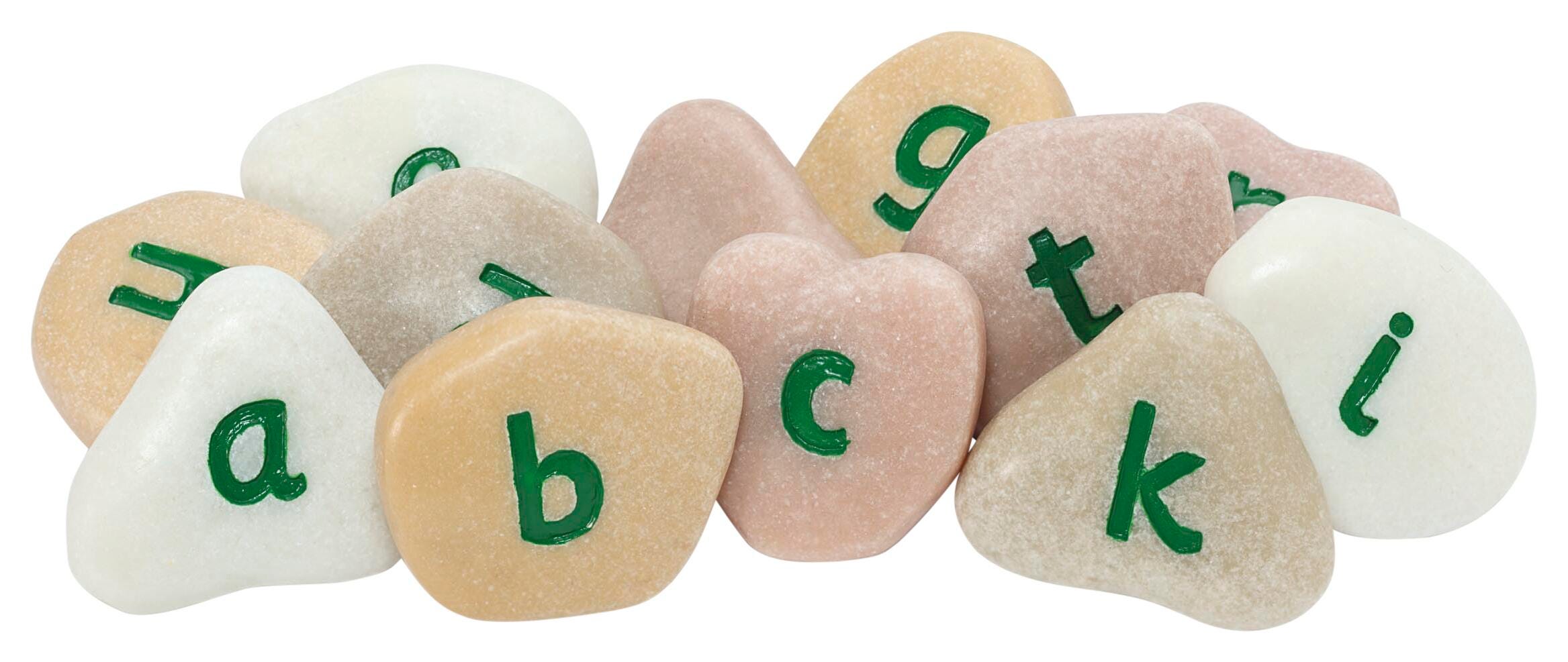 Yellow Door Alphabet Pebbles - Lowercase, Item Number 2024460