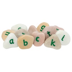 Yellow Door Alphabet Pebbles - Lowercase, Item Number 2024460