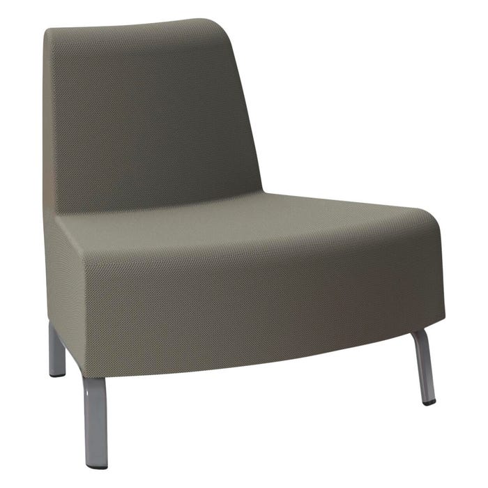 Classroom Select Soft Seating NeoLink 45 Degree Outside Wedge w/Back, 36-1/2 x 32 x 34 Inches