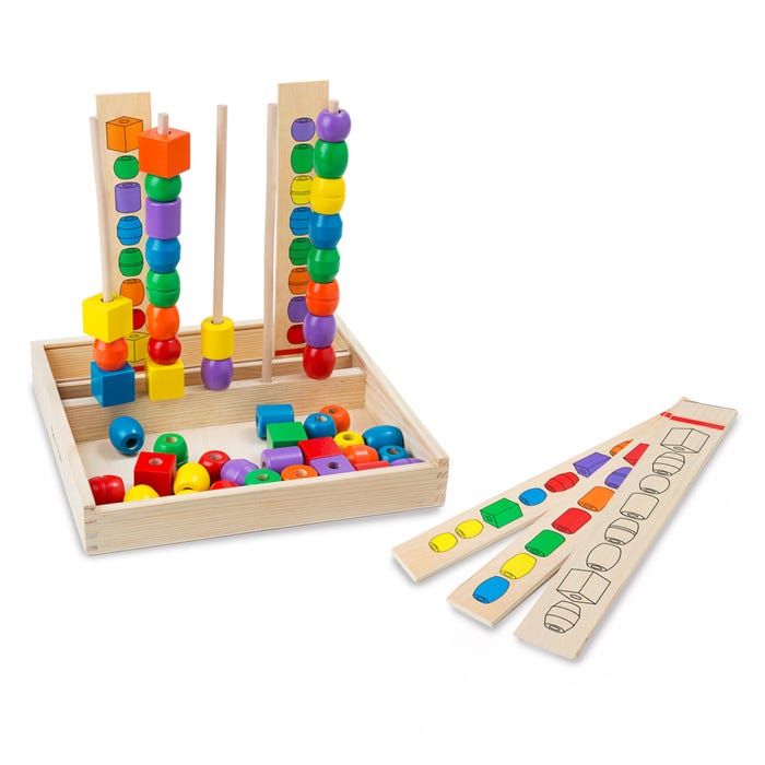Melissa and Doug Bead Sequencing Set Classic Toy