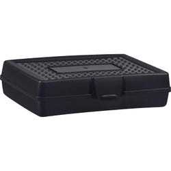 School Smart Plastic Pencil Box Case, Black Tint 1574183