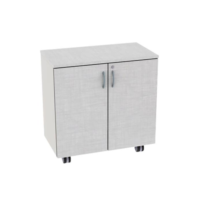 Fleetwood Designer 2.0 Cabinet, 3 Shelves, Locking Door, Magnetic Pegboard Back