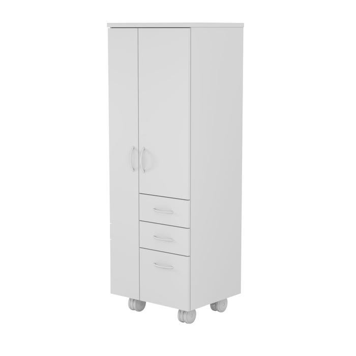 Fleetwood Designer 2.0 Wardrobe Tower, 24 x 20 x 68 Inches, 2 Shelves, Garment Rod, Locking Door