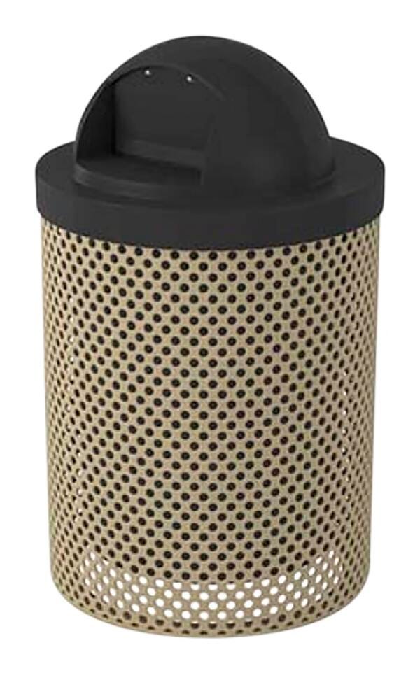 Image for Superior Recreational Products Standard Perforated Trash Receptacle, 55 Gallon from School Specialty