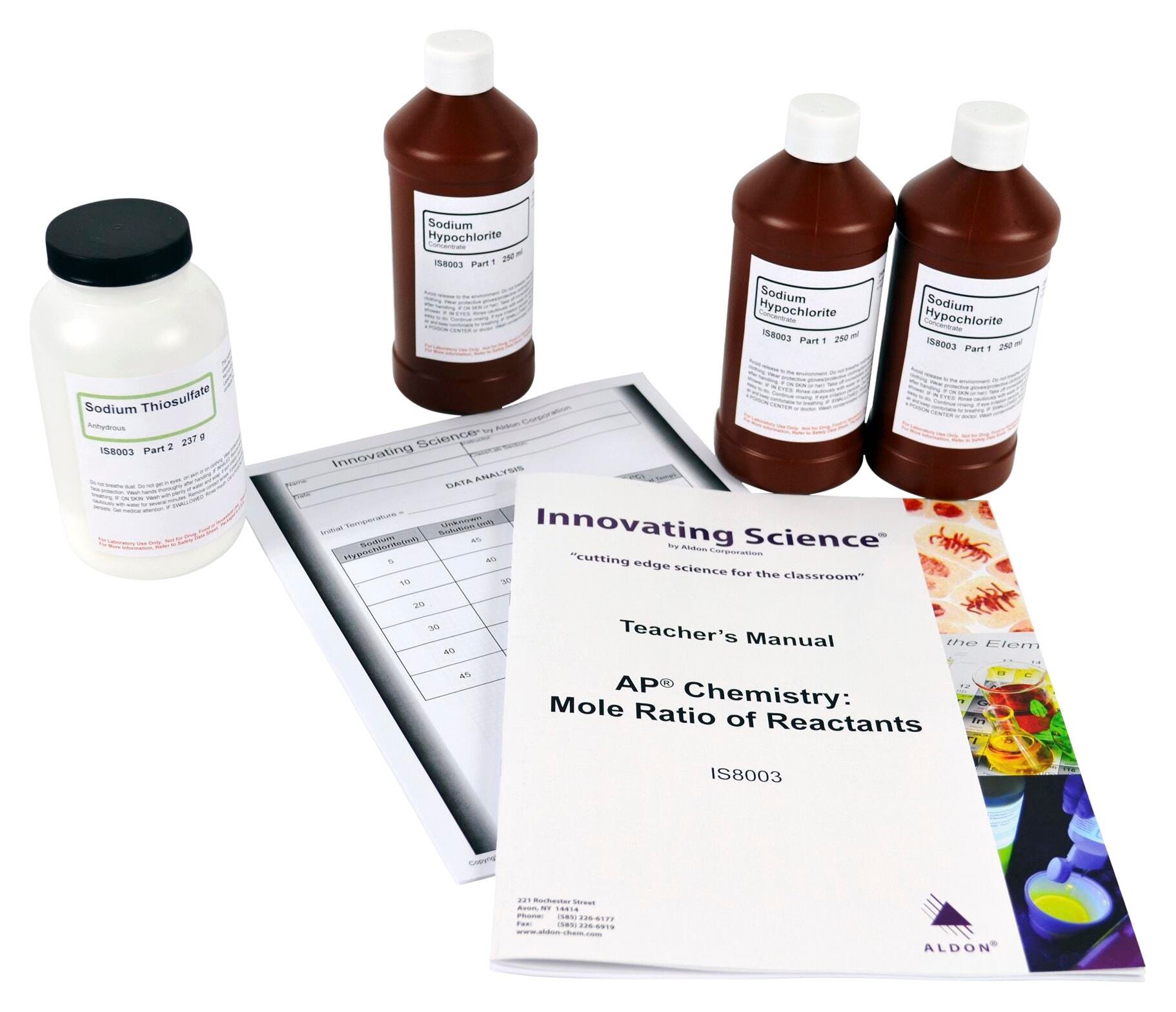 Innovation Science Mole Ratio Reactants AP Chemistry Kit 2134220