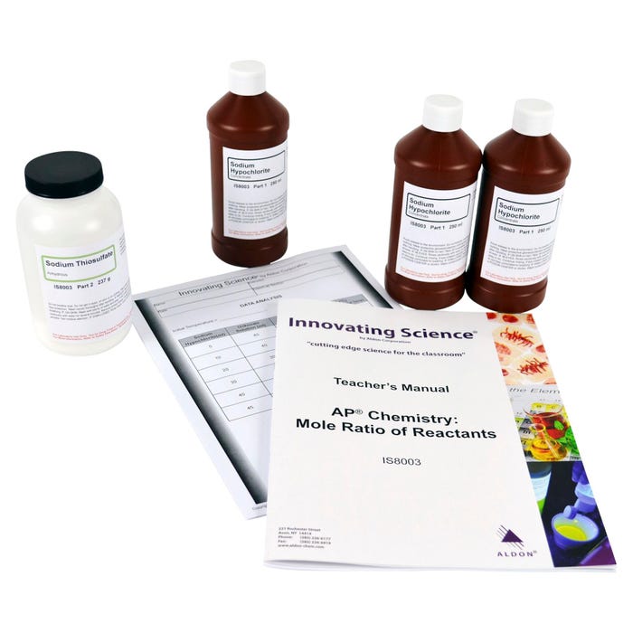 Innovating AP Chemistry Kit, Science Mole Ratio Reactants