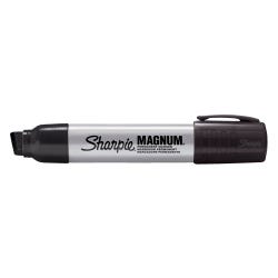 Sharpie Magnum Permanent Marker, Oversized Chisel Tip, Black 059238
