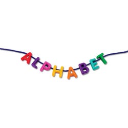 Learning Resources Uppercase Lacing Alphabet Kit, 275 Pieces