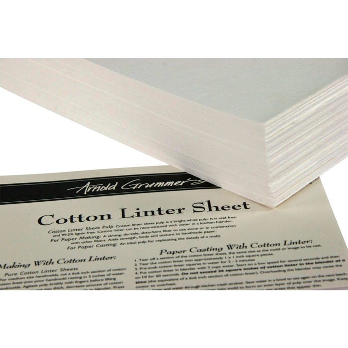 Arnold Grummer's Economy Cotton Linter Sheets, White, 5 Pounds