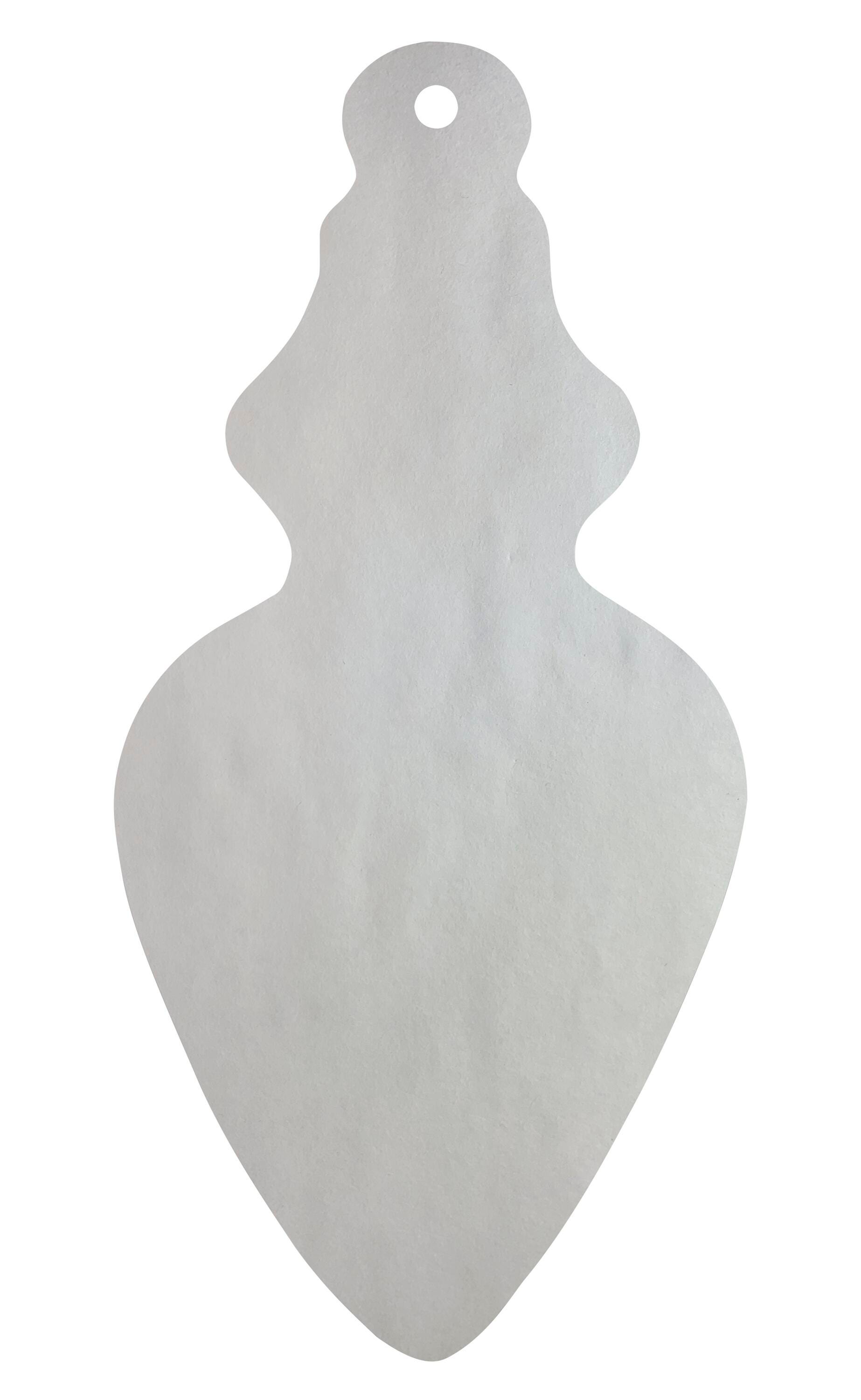 Roylco Blots of Ornaments, Blank White, Pack of 40, Item Number 2104217