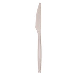 Eco-Products Dispensable Plastic Knives, Compostable, White, Pack of 960