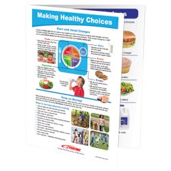 Image for Sportime Making Healthy Choices Visual Learning Guide, 4 Pages, Grades 5 to 9 from School Specialty