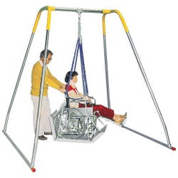 SportsPlay Equipment Wheelchair Swing Platform with Portable Frame 2151686