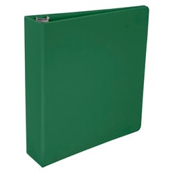 School Smart Round Ring Binder, Polypropylene, 2 Inches, Green 086375